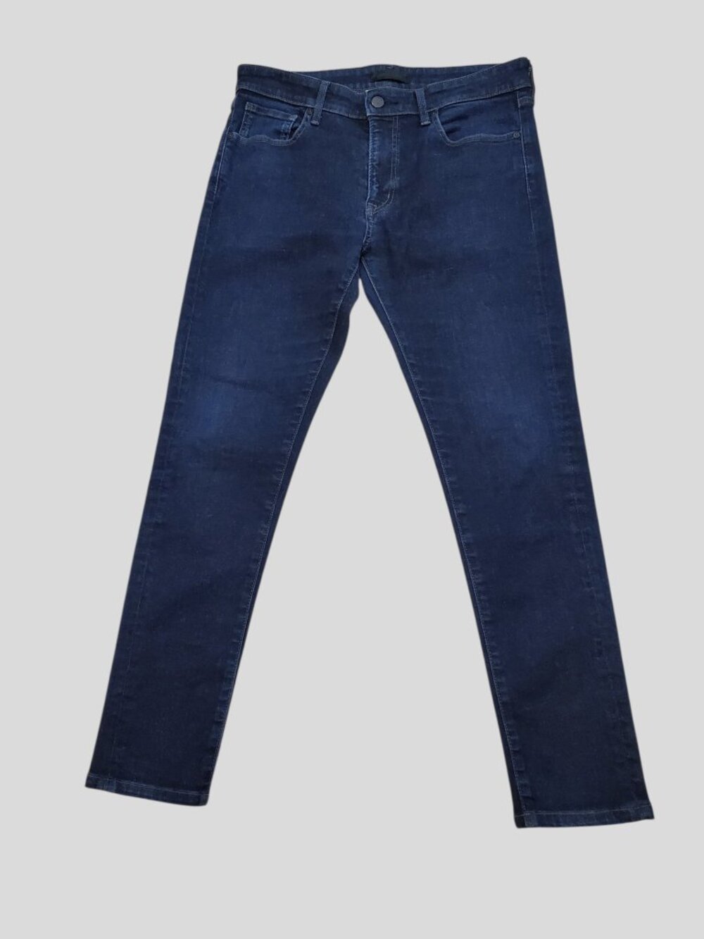 UNIQLO SZ 31 Men's Ultra Stretch Skinny-Fit Low-rise Tapered Jeans Dark Wash
